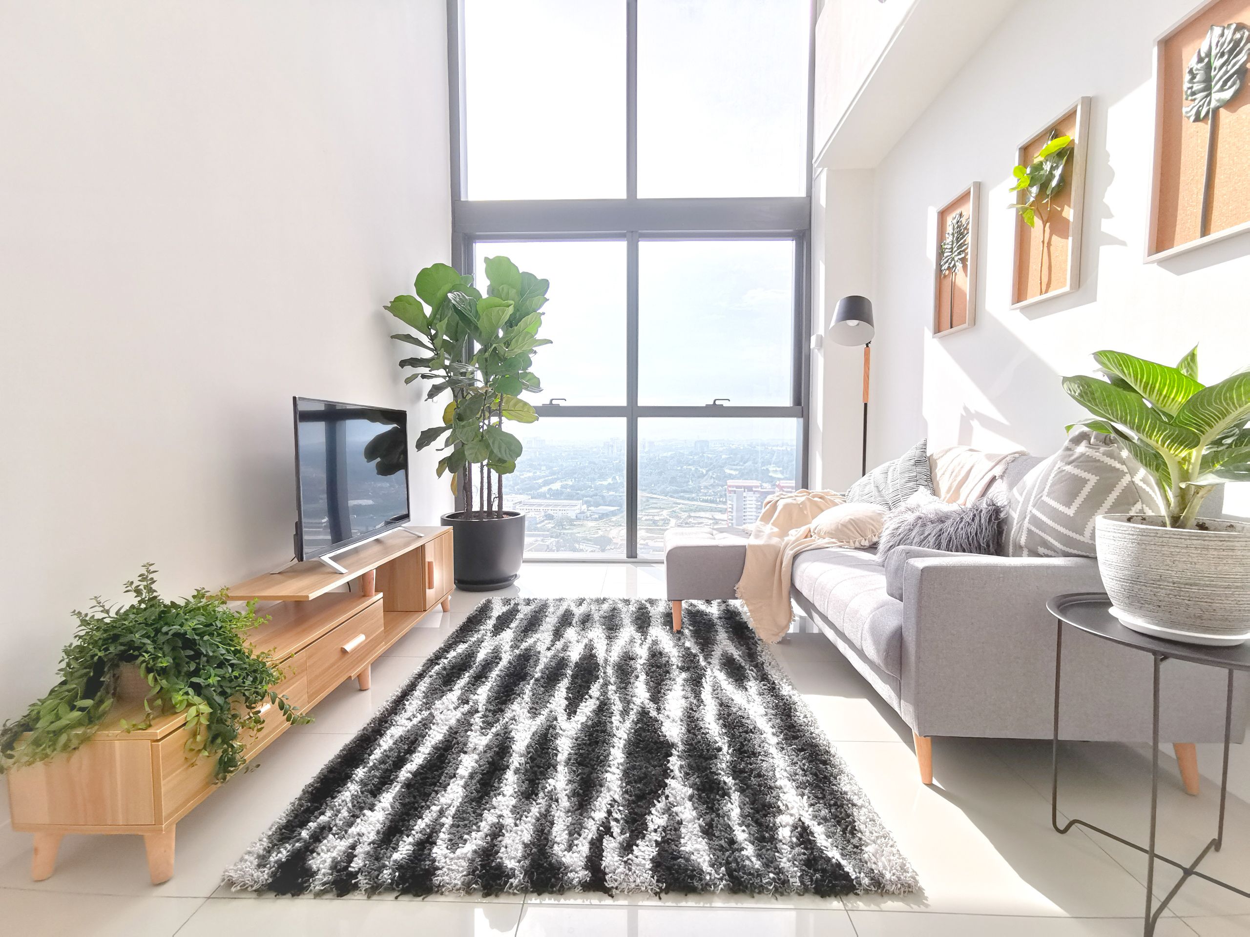 Apartment, 2 Schlafzimmer (The Minimalist) | Wohnzimmer