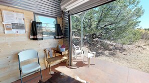 Cabin (Glamour Camping Cabin, All Linens, Ho) | Balcony