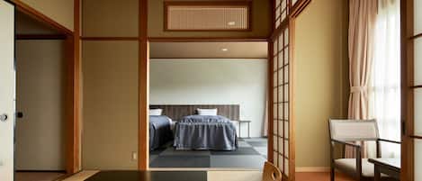 Standardzimmer, Nichtraucher (Japanese Western,Twin + 6 Tatami Mats)