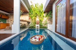 Indoor pool, outdoor pool