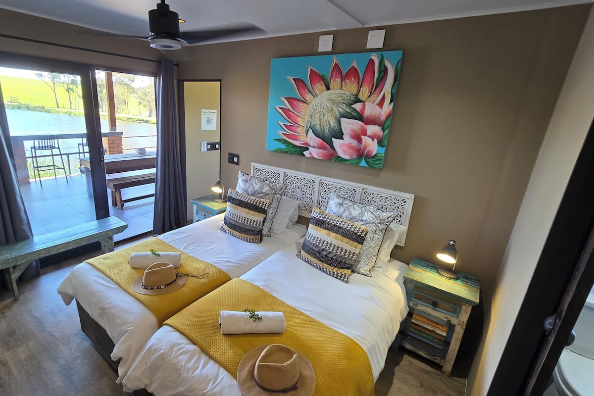 Eco Cabin 1 | 3 habitaciones, ropa de cama de alta calidad, edredón y minibar