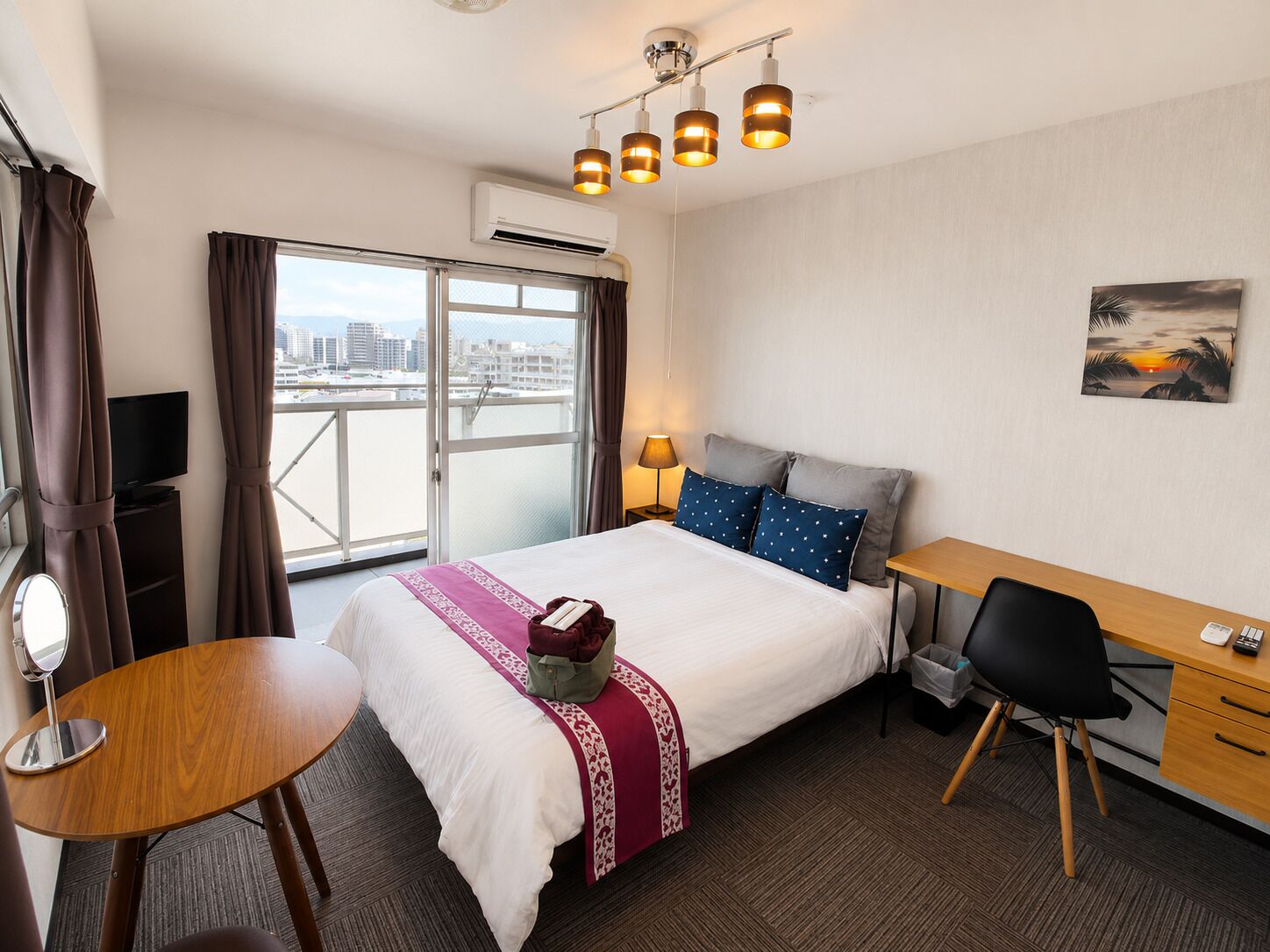 Apartment, 1 Double Bed, Balcony, City View (1105) | 1 bedroom, desk, iron/ironing board, free WiFi