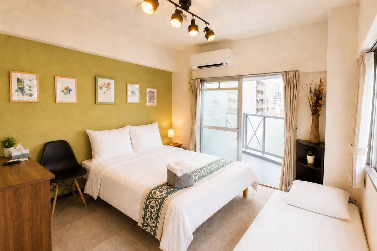 Apartamento, balcón, vistas a la ciudad (503) | 1 dormitorio, escritorio, tabla de planchar con plancha y wifi gratis