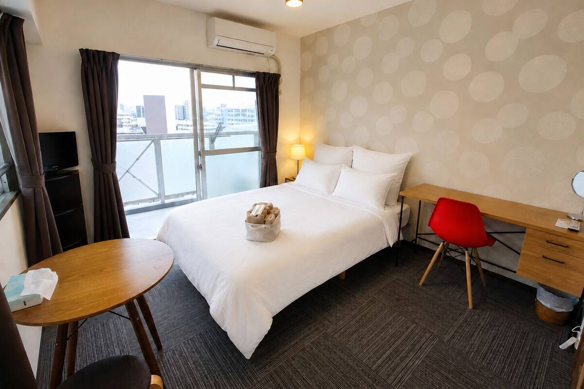 Apartamento, balcón, vistas a la ciudad (905) | 1 dormitorio, escritorio, tabla de planchar con plancha y wifi gratis
