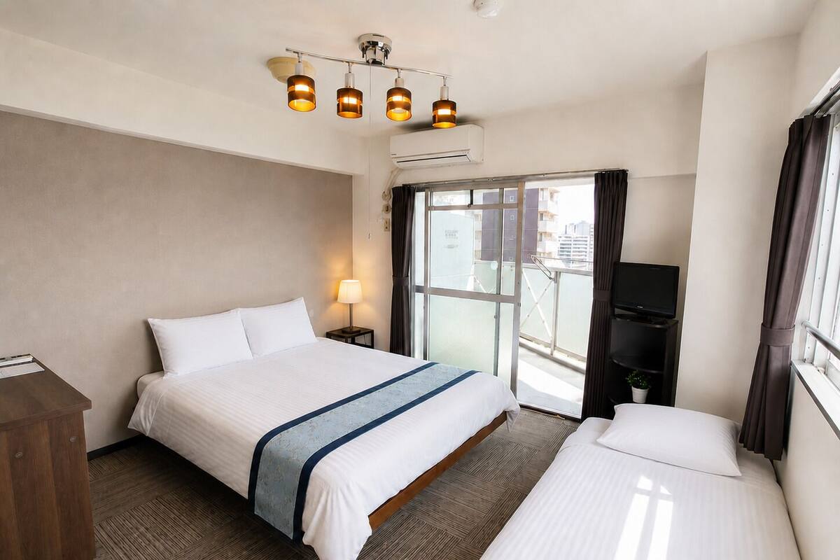 Apartamento, balcón, vistas a la ciudad (1103) | 1 dormitorio, escritorio, tabla de planchar con plancha y wifi gratis