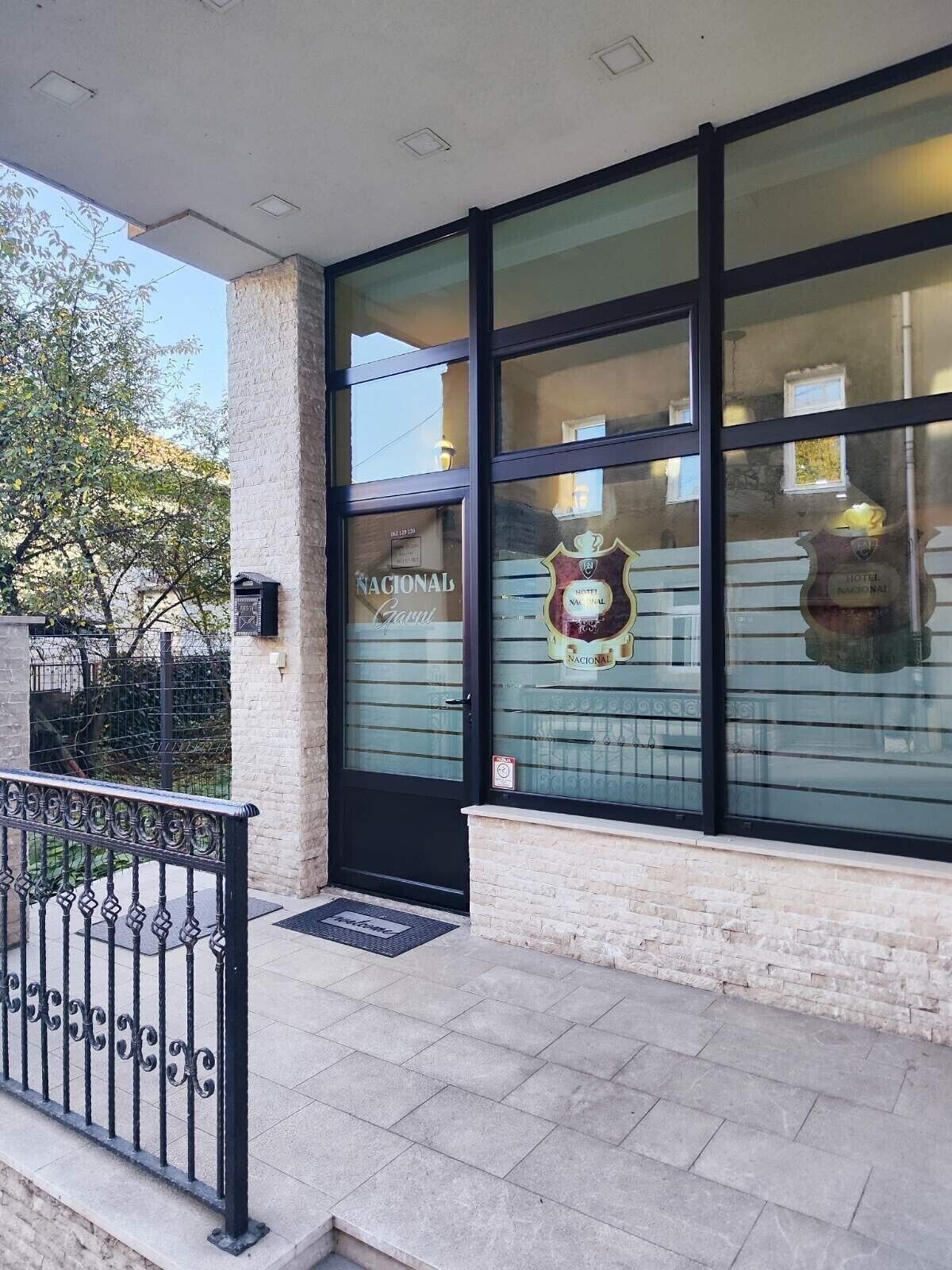 Facciata della struttura