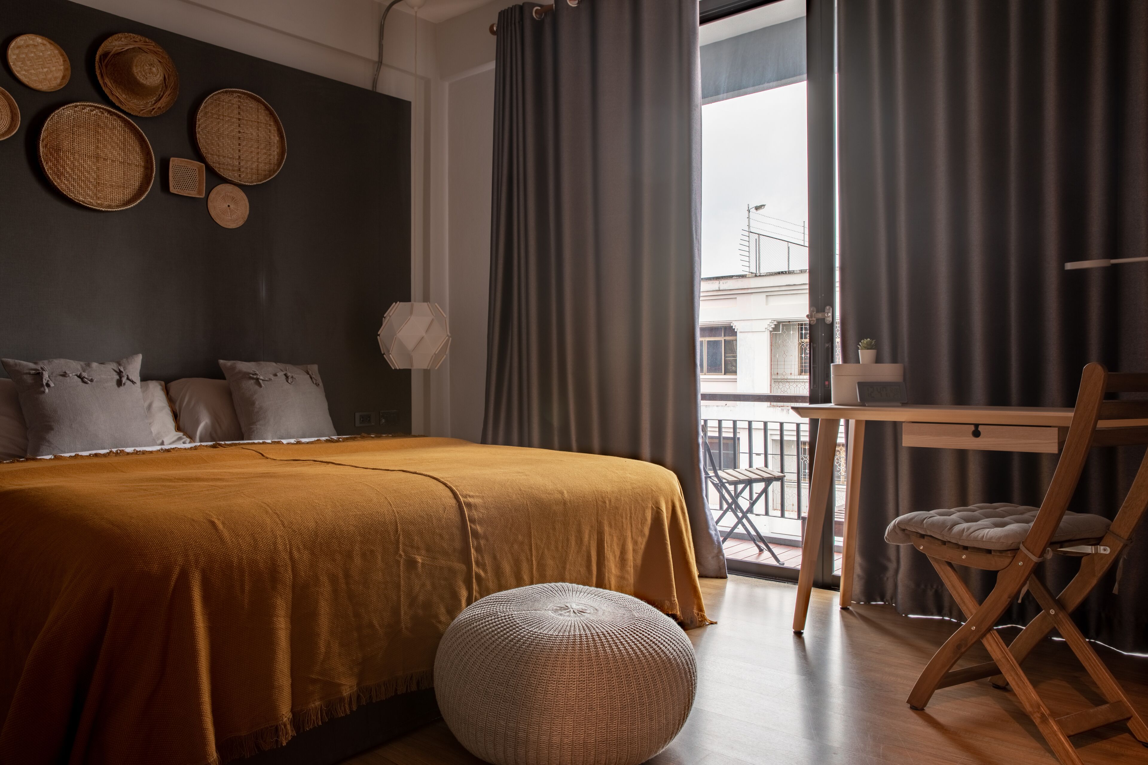 deluxe double room with balcony | minibar, in-room safe, blackout curtains, iron/ironing board