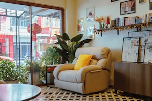 Sala de estar en el lobby