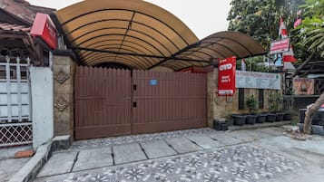 Façade de l’hébergement