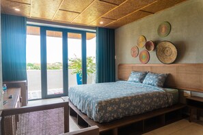 デラックス ルーム | 1 室のベッドルーム、ミニバー、デスク、WiFi (無料)