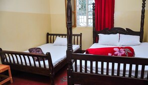 Standard Twin Room, 2 Queen Beds | 3 bedrooms, free WiFi, bed sheets