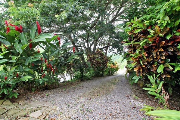 Entrée de l’hébergement