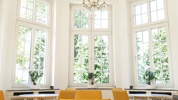 Daily buffet breakfast (EUR 17.50 per person)