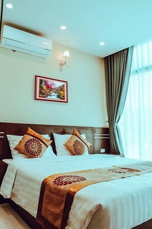 Premium bedding, memory-foam beds, minibar, individually decorated