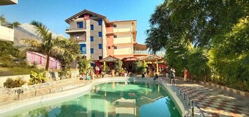 Una piscina techada