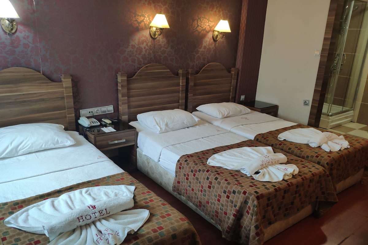Triple Room | Premium bedding, minibar, in-room safe, desk
