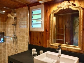 Regadera en el baño