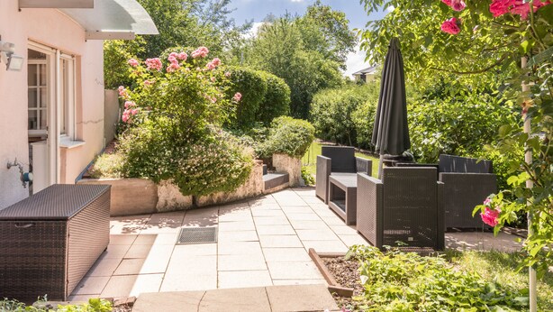 Apartment (100qm-Riesling) | Terrace/patio - Villa Dörr (Woerrstadt)