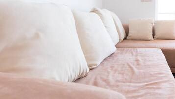 Apartment (120qm-Chardonnay-incl.60EUR cleaningF) | Wohnzimmer | Flachbildfernseher