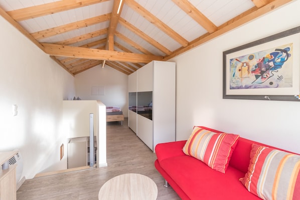Casa (50qm-Bacchus-incl. 60EUR cleaning fee) | Área de sala de estar | Televisión de pantalla plana 
