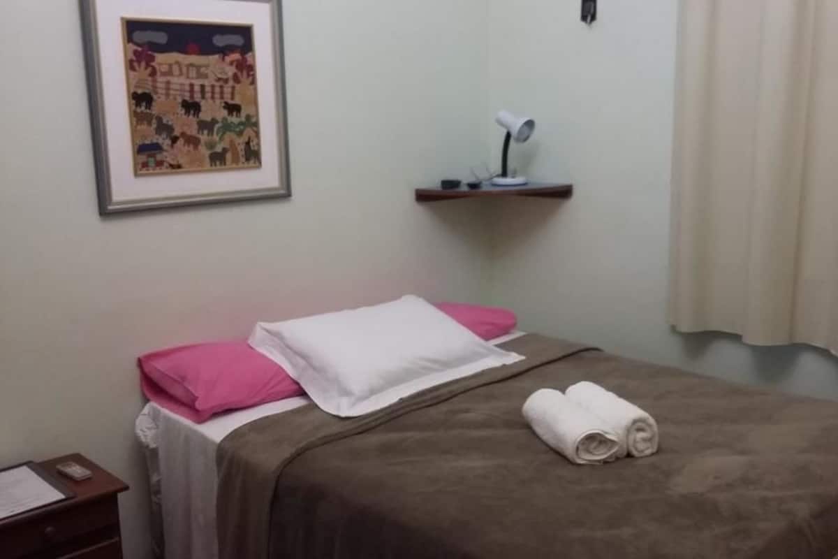 Minibar, blackout curtains, bed sheets