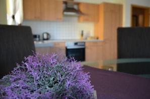 Lägenhet - 2 sovrum (Reinigungsgebühr /Cleaning Fee EUR 60) | Eget kök | Kylskåp, ugn, spishäll och diskmaskin