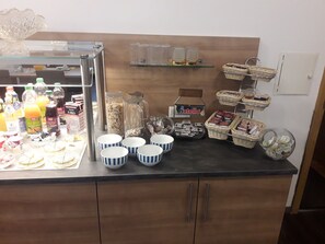 Daily buffet breakfast (EUR 6 per person)