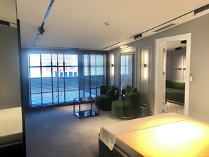 Deluxe Penthouse | Living area | LCD TV - Zeytin Hotel (Istanbul)
