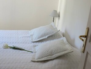 1 bedroom, iron/ironing board, travel crib, WiFi