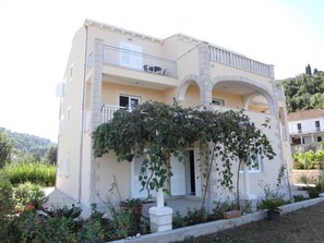 Fassade der Unterkunft