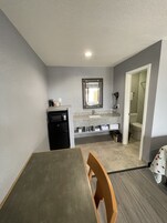 Blackout drapes, soundproofing, free WiFi, bed sheets