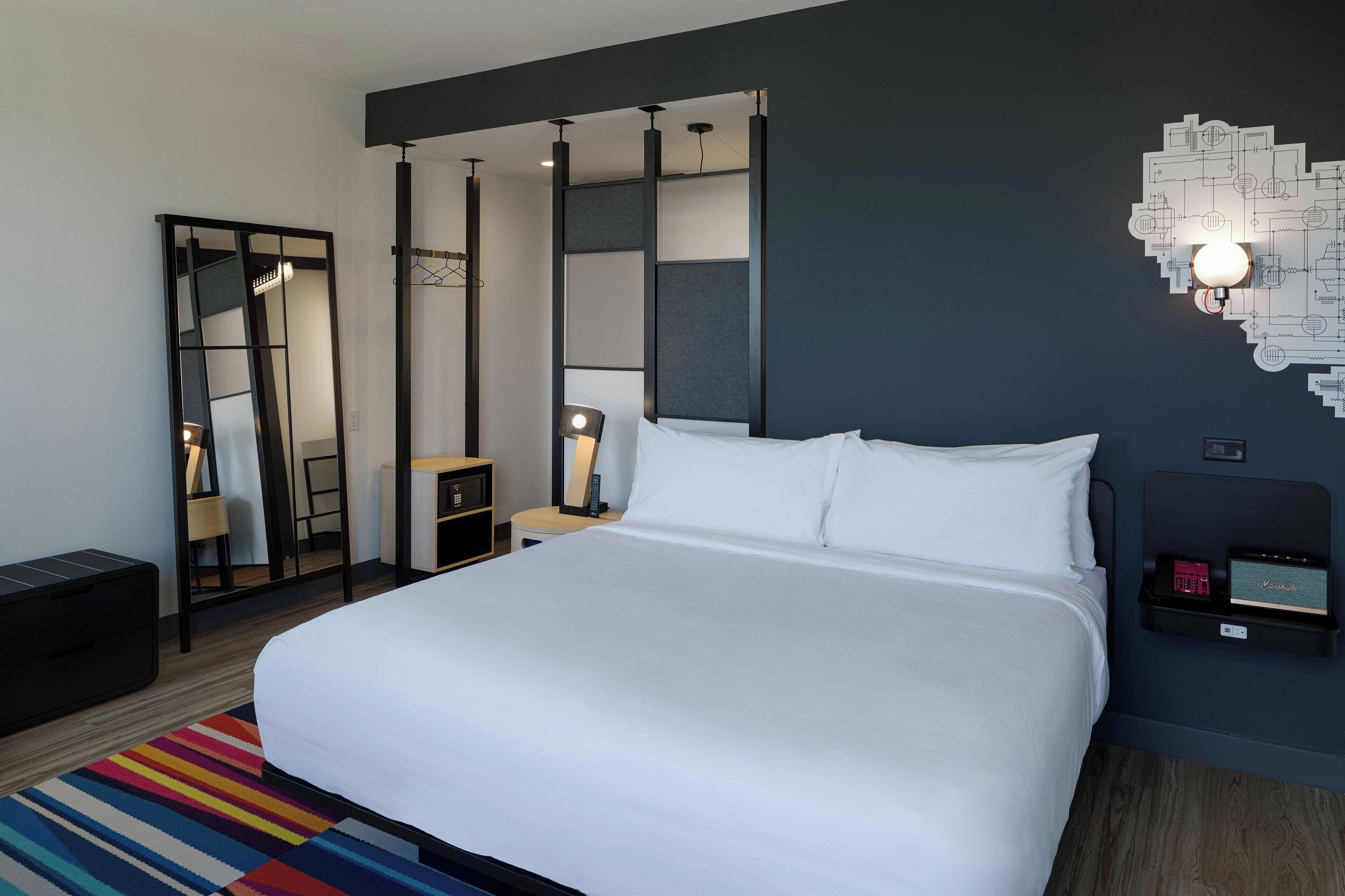 pillow-top beds, in-room safe, individually decorated