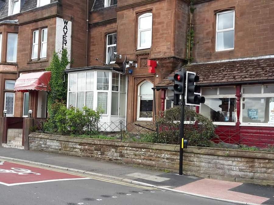 Façade de l’hébergement