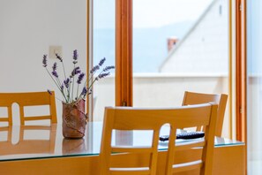 Apartment, 1 Bedroom, Terrace, Sea View | In-room dining - Apartments Iggy (Postira)