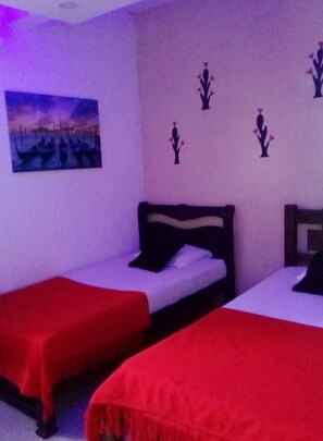 Free WiFi, bed sheets