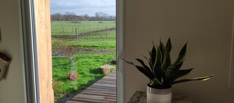 very quiet rural house