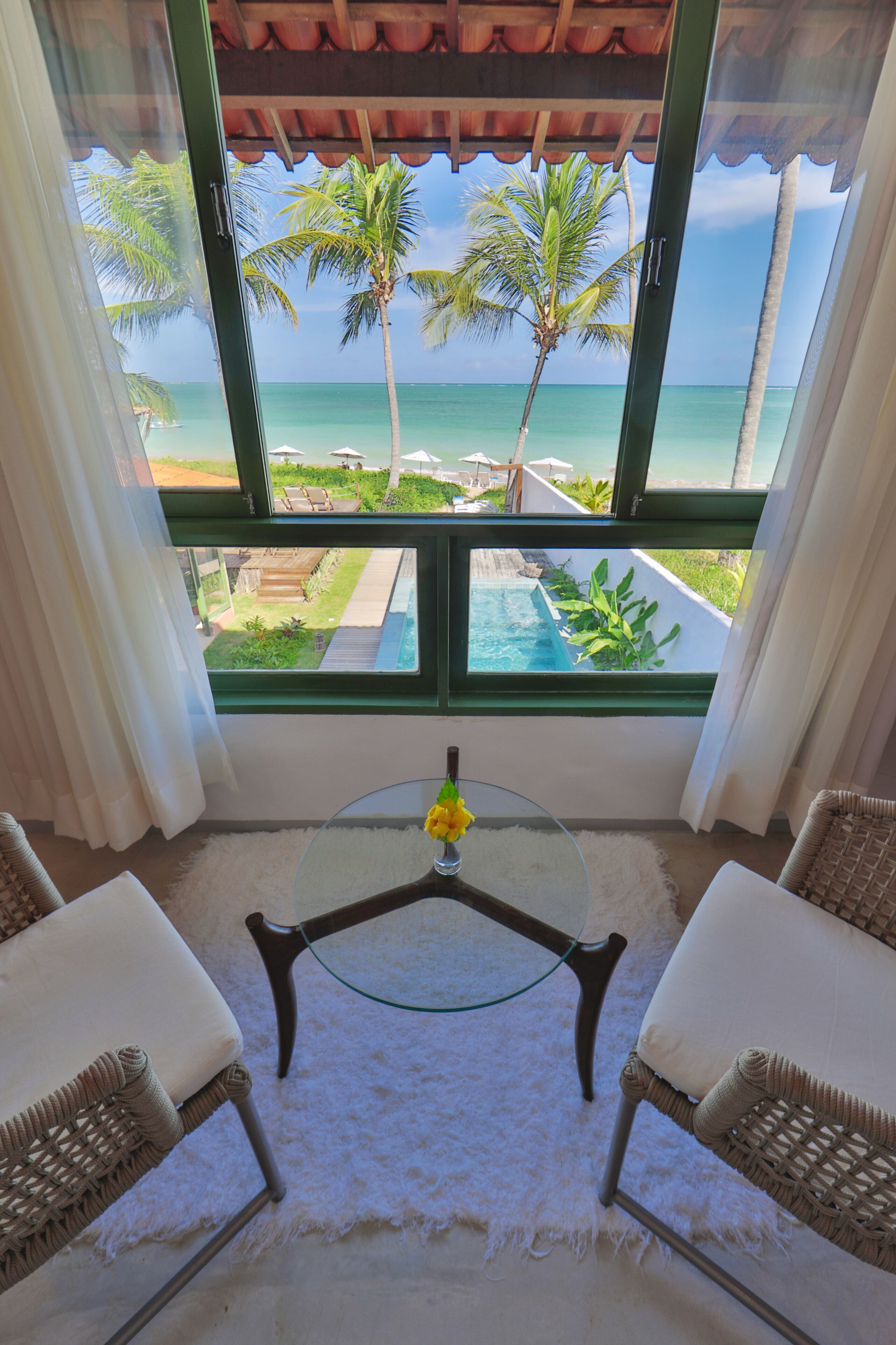 Suíte Vista Mar Deluxe Lages | Frigobar, ferros/tábuas de passar roupa, Wi-Fi de cortesia