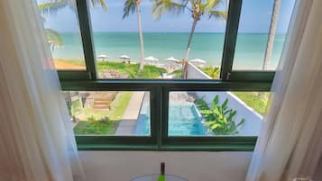 Suíte Vista Mar Deluxe Lages | Frigobar, ferros/tábuas de passar roupa, Wi-Fi de cortesia