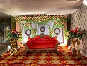 Área interna para casamento