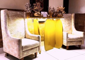 Sala de estar en el lobby