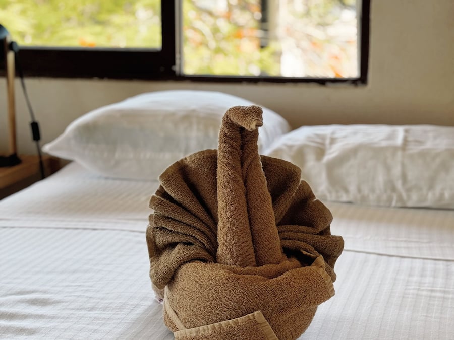 Firemannsrom – deluxe | Allergitestet sengetøy, strykejern/-brett og sengetøy