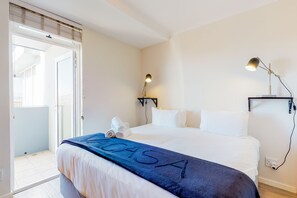 Design-huoneisto, 2 makuuhuonetta | 2 makuuhuonetta, pimennysverhot, ilmainen Wi-Fi, vuodevaatteet