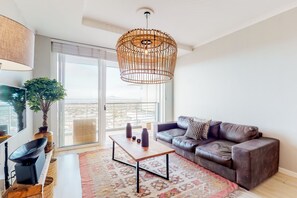 Design-huoneisto, 2 makuuhuonetta | Oleskelualue | Taulutelevisio