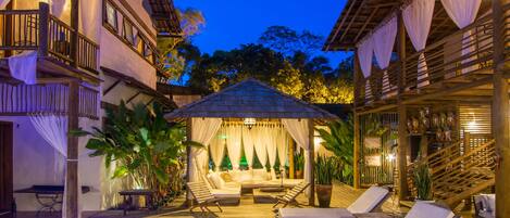 Front of property - evening/night