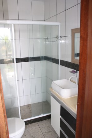 Douche, papier toilette