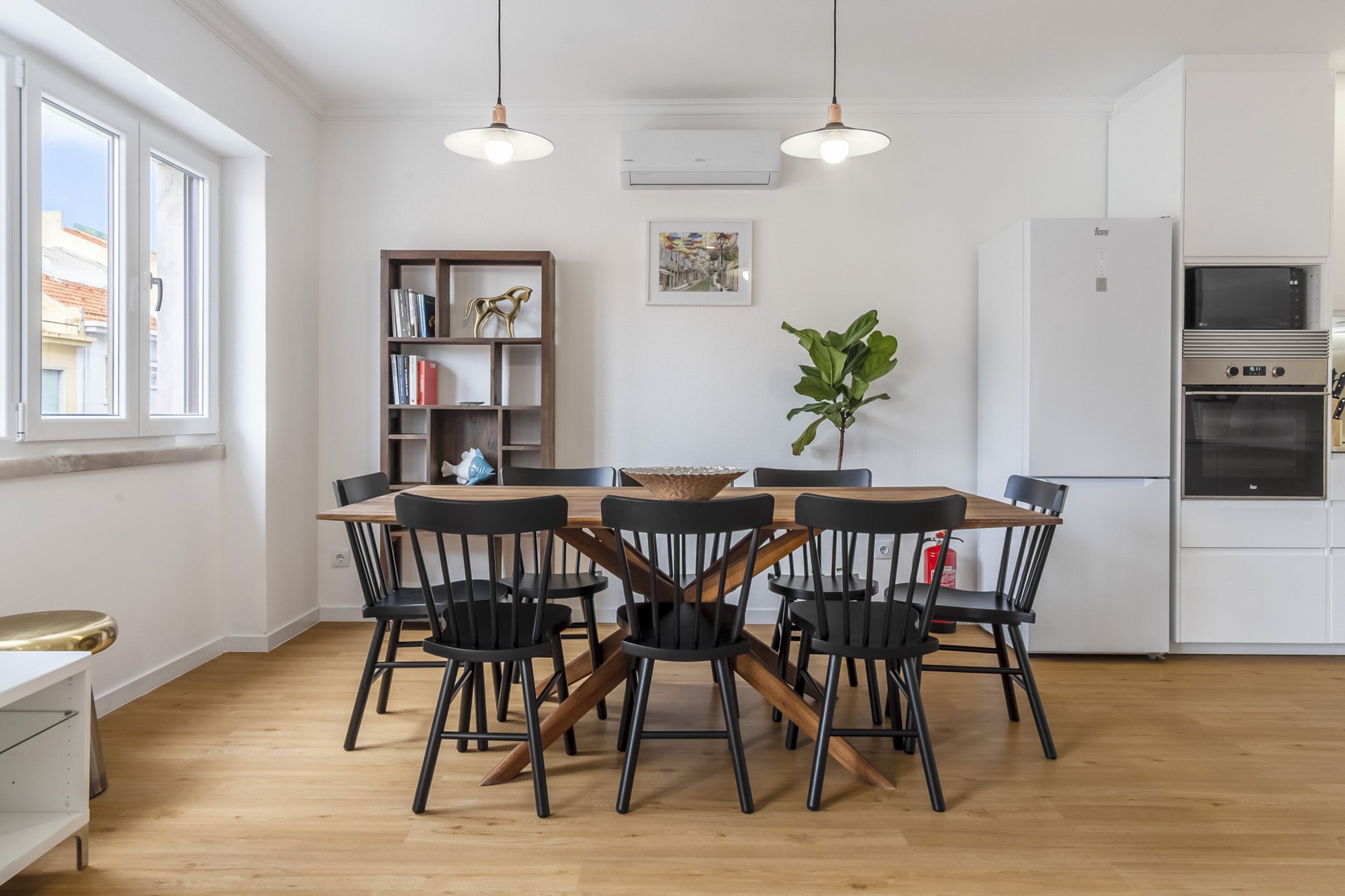 Spiseområde på rommet
