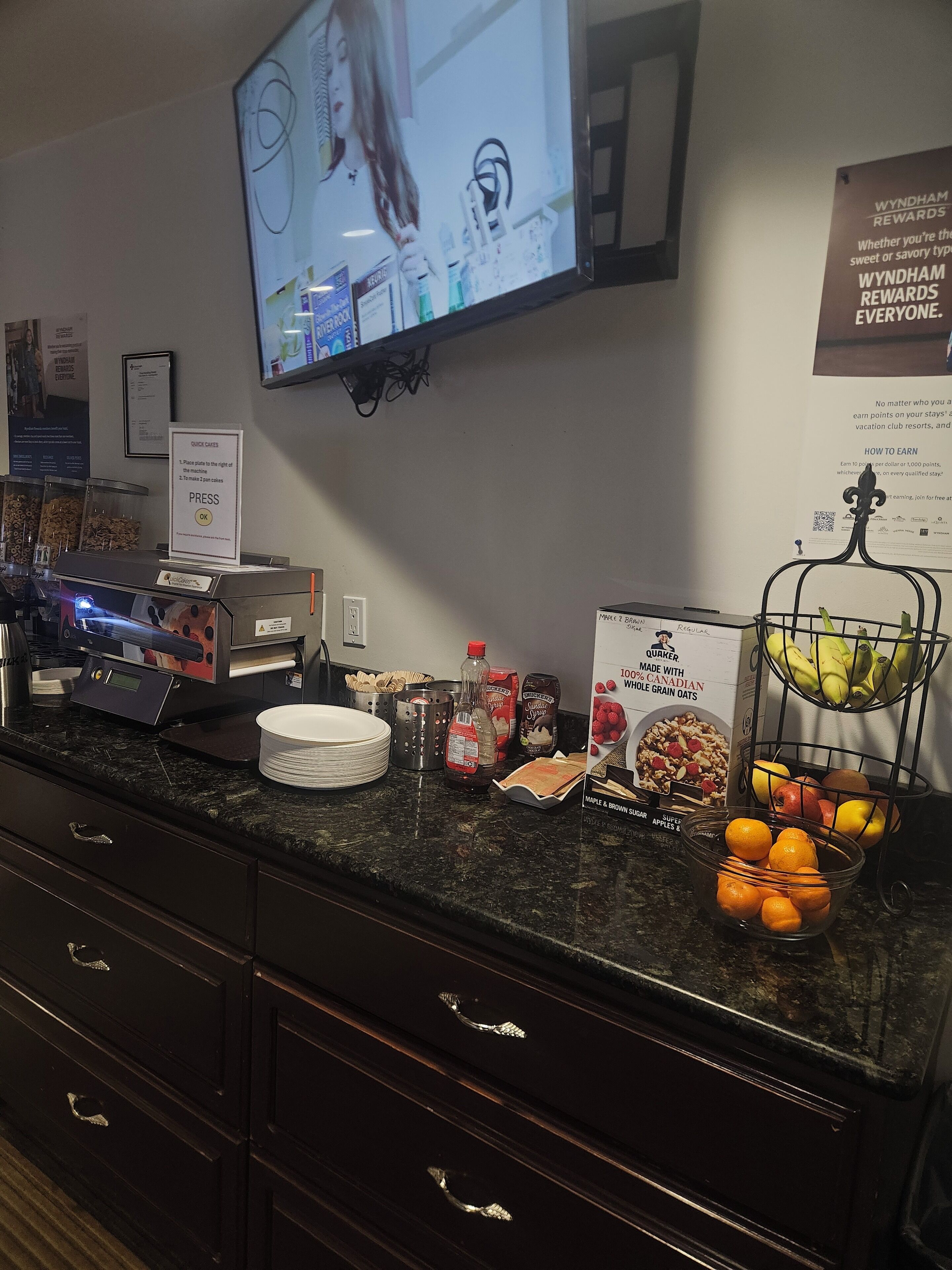 Petit déjeuner continental compris tous les jours