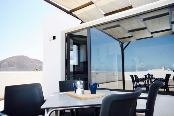 Panoramic Studio Suite, Private Bathroom | Terrace/patio - MAAR House (La Oliva)