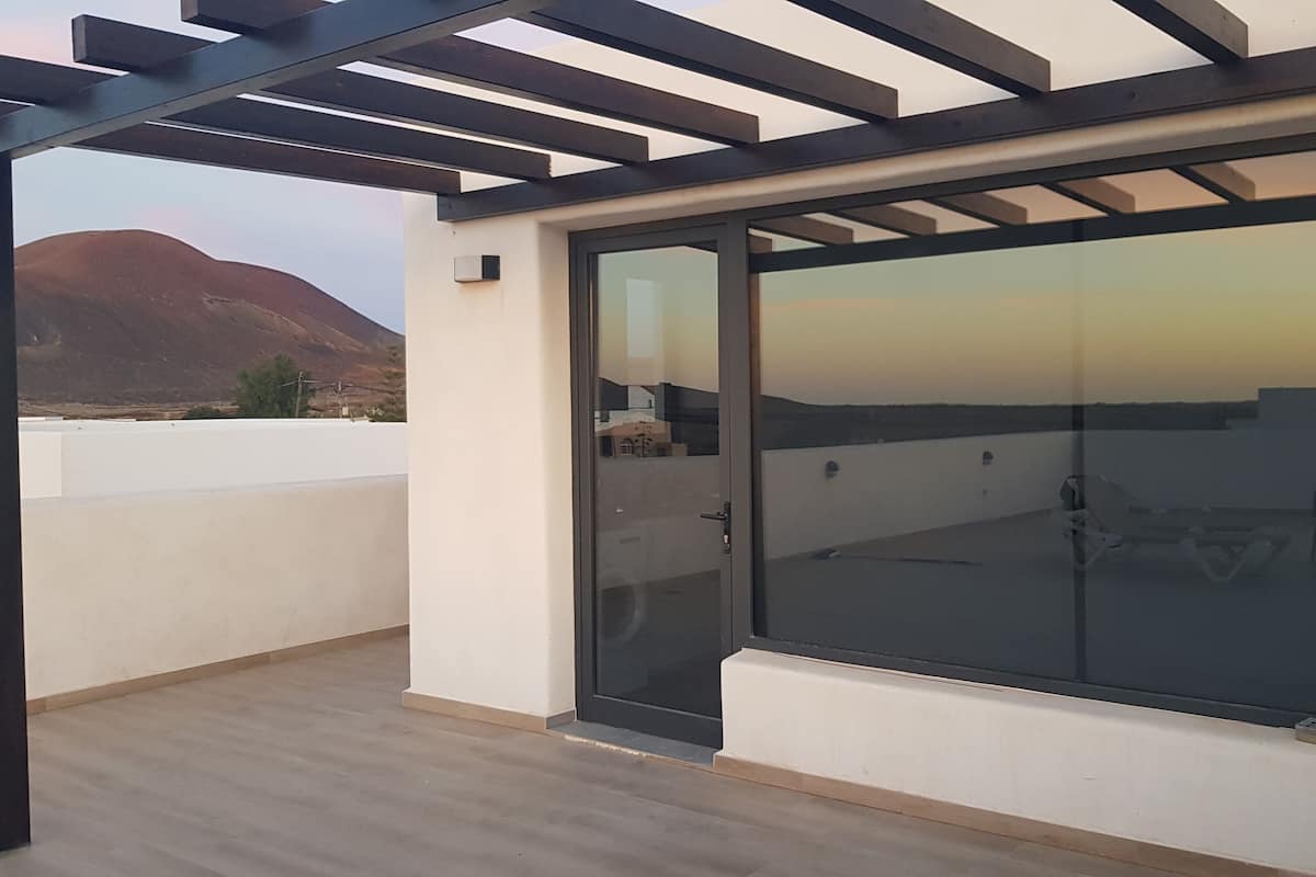 Studiosuite – panorama, privat bad | Terrasse/patio