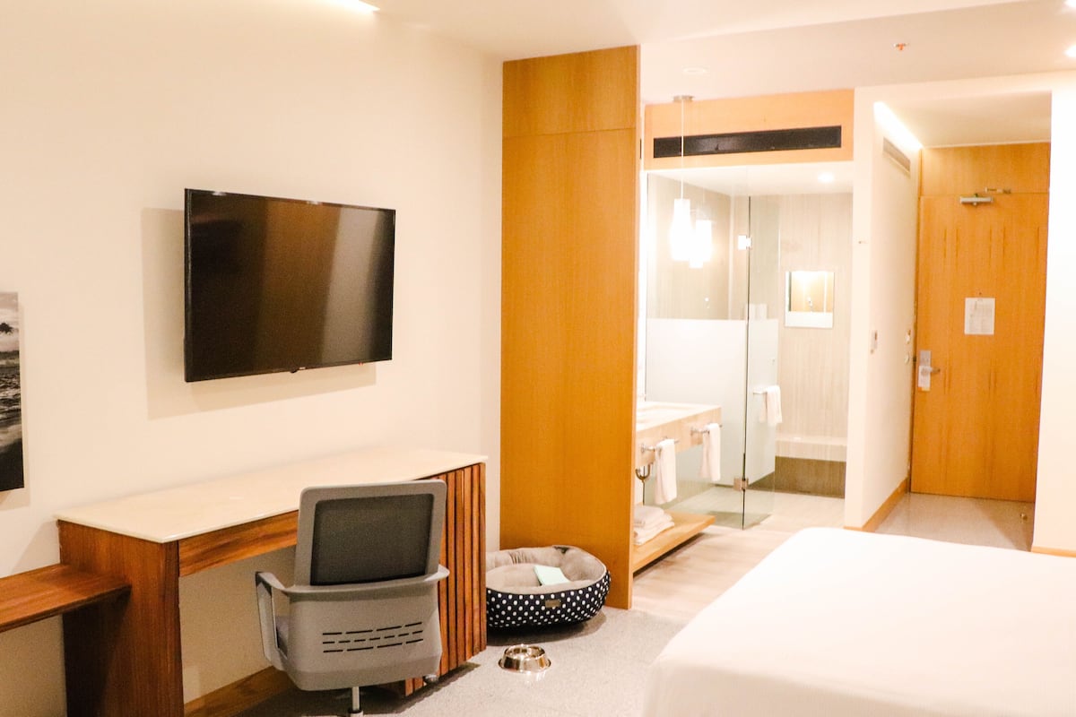 Minibar, in-room safe, desk, laptop workspace